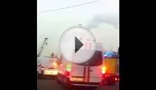 Пожар в Москве, Перовская 1 , горит автосалон Хендай