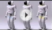Робот Asimo от Honda развлекает гостей автосалона в Москве
